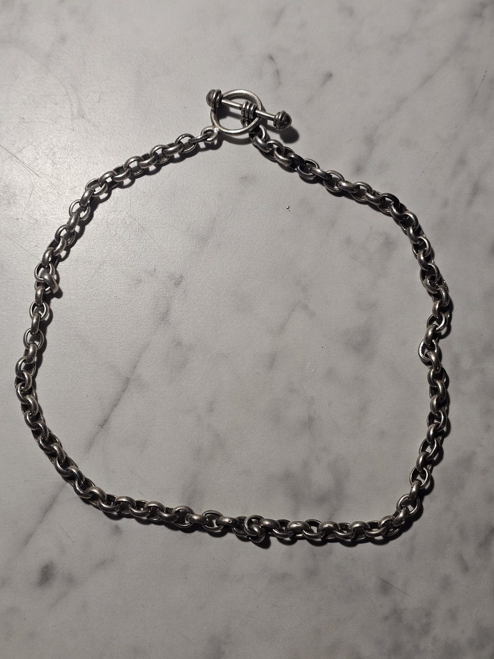 Sterling Silver 925 Mexico Rope Chain Necklace - Silver 18in Length